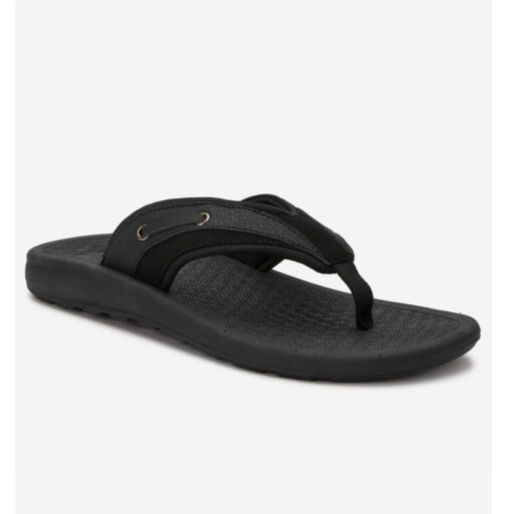 Men Sandals Size 14 W color black